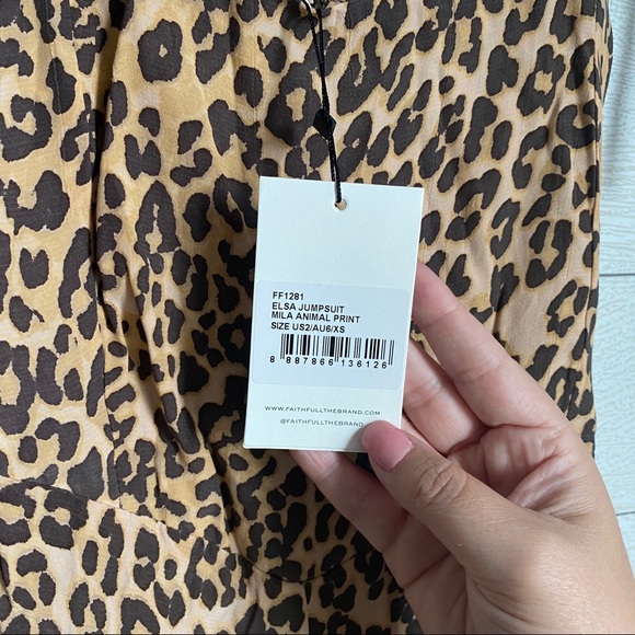 NWT Faithfull The Brand Elsa Jumpsuit - Picture 10 of 10
